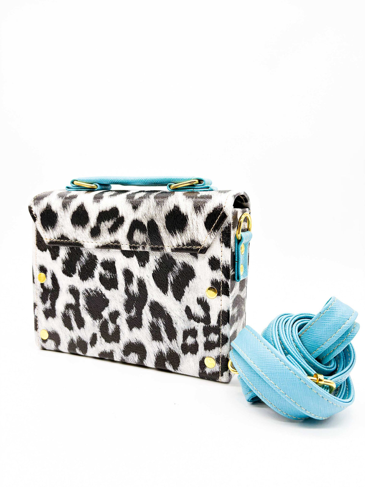 Devora Black Leopard print Blue