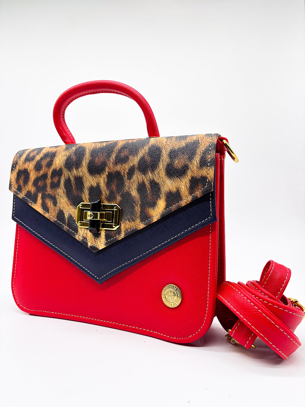 Nkululeko Electric Red Leopard Print
