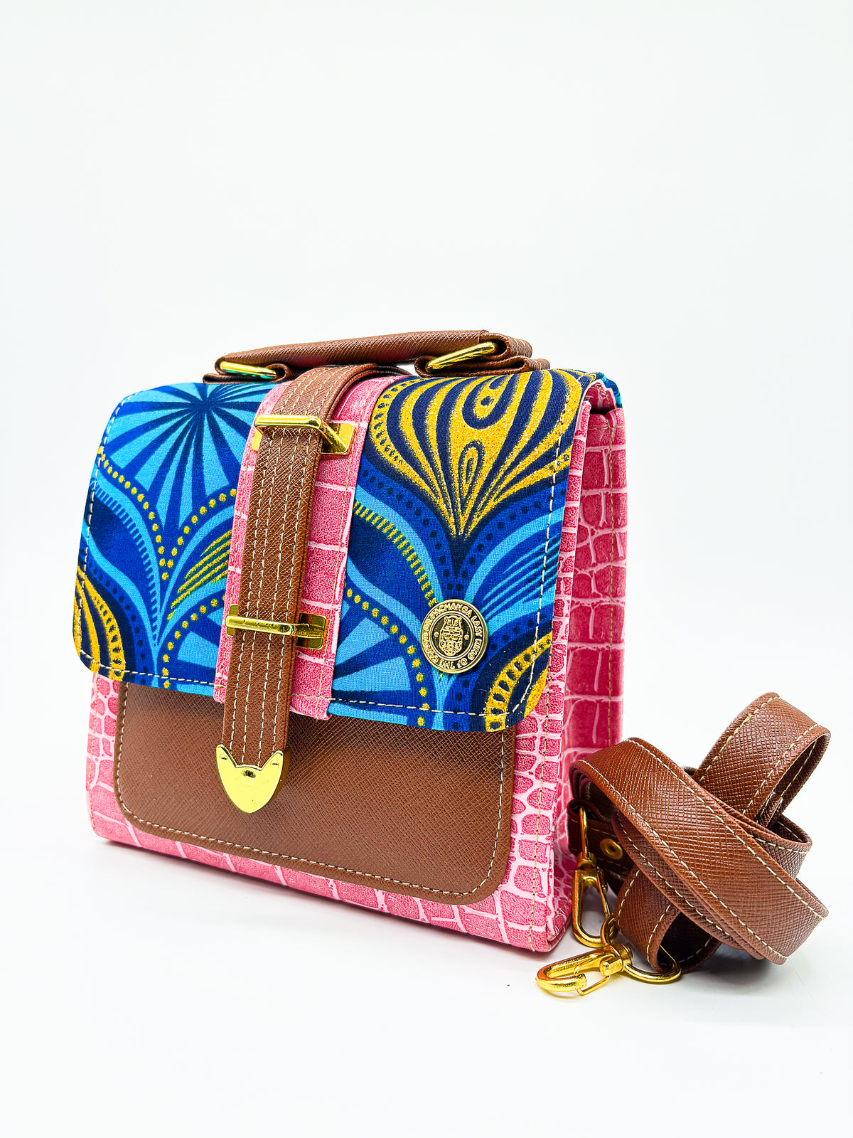 Abigail Pink Blue Print