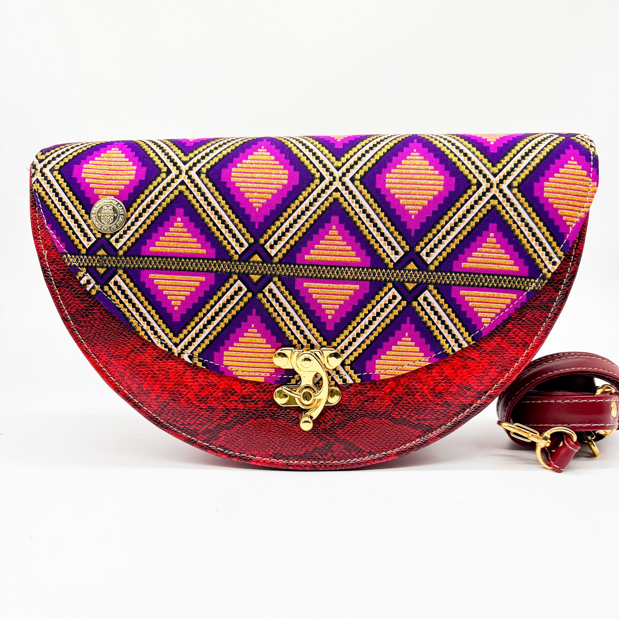 Katlego Red Snake Skin – Dr Pachanga Clothing & Handbags