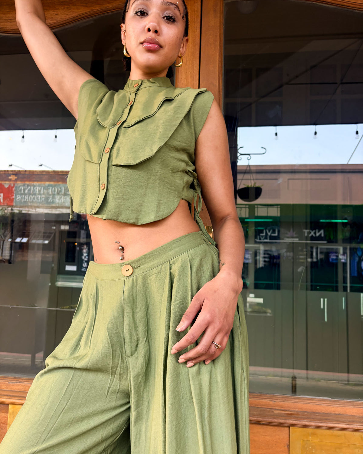 Mieke Top Green