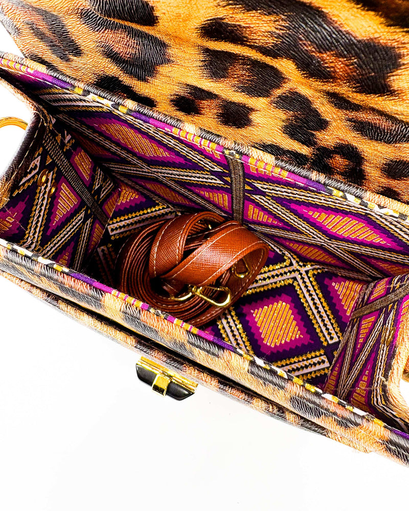 Vanessa Leopard Print Brown