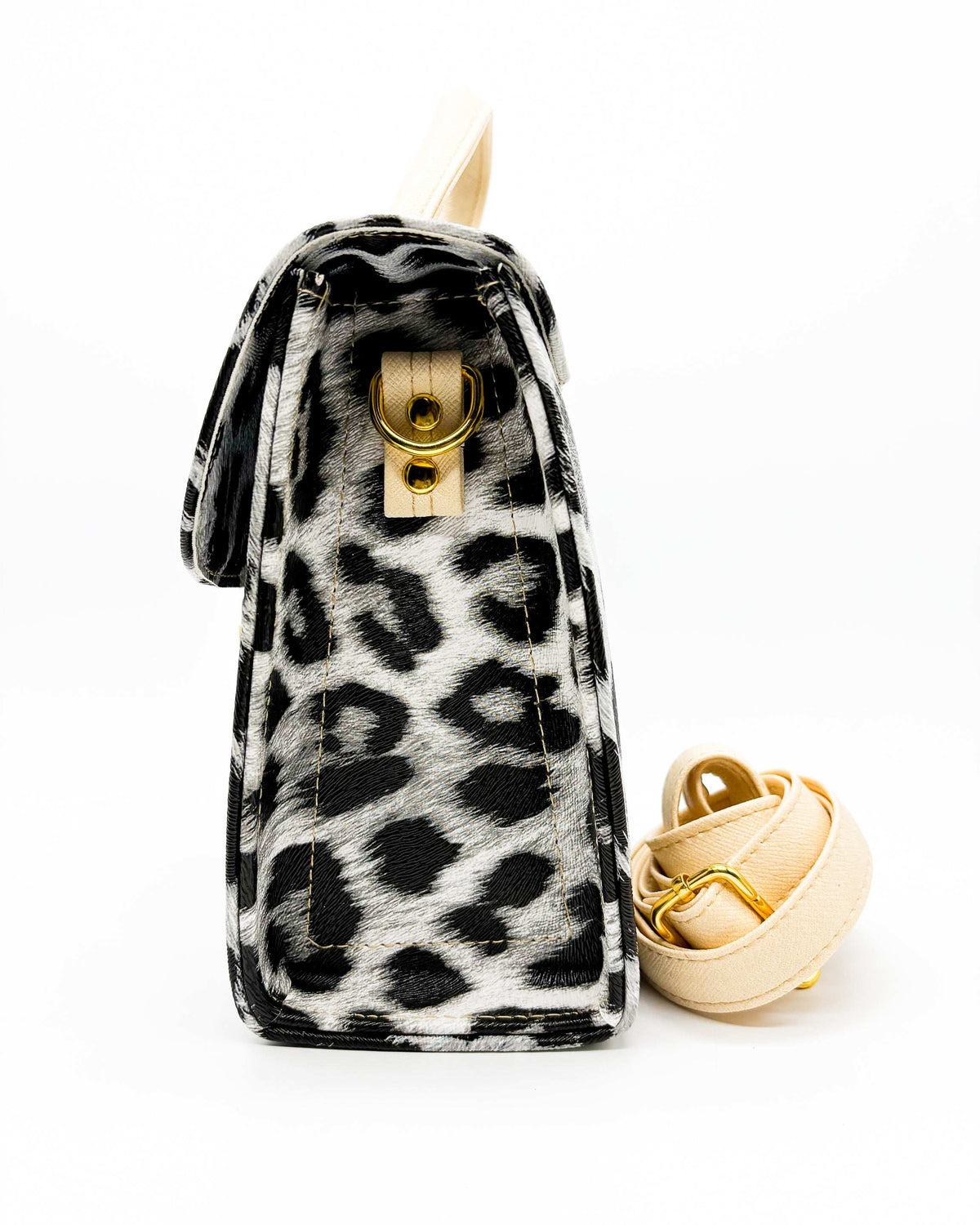 Vanessa Leopard Print Black
