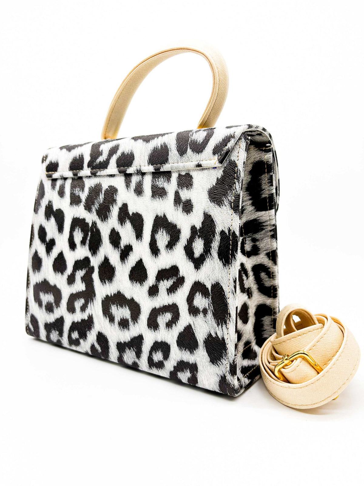 Vanessa Leopard Print Black