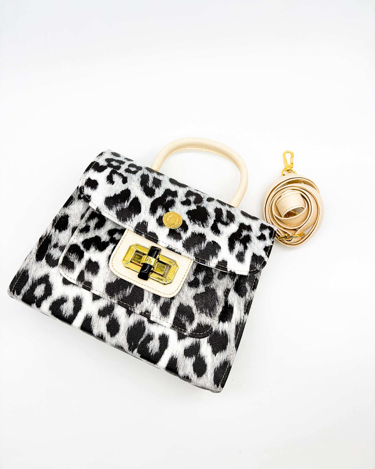 Vanessa Leopard Print Black