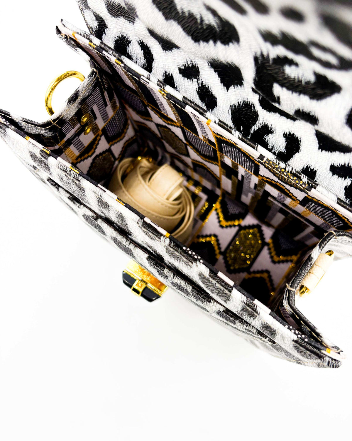 Vanessa Leopard Print Black