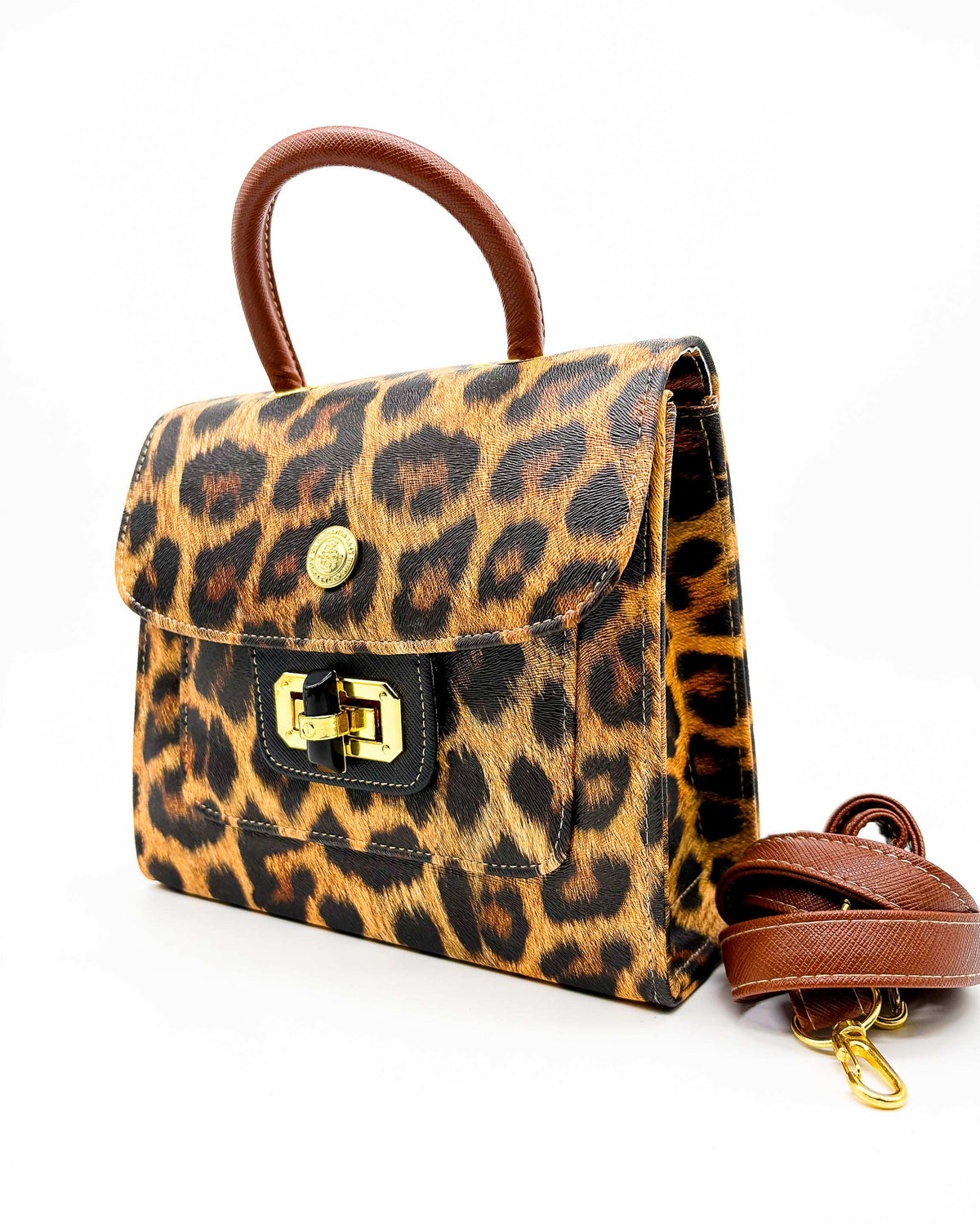 Vanessa Leopard Print Brown