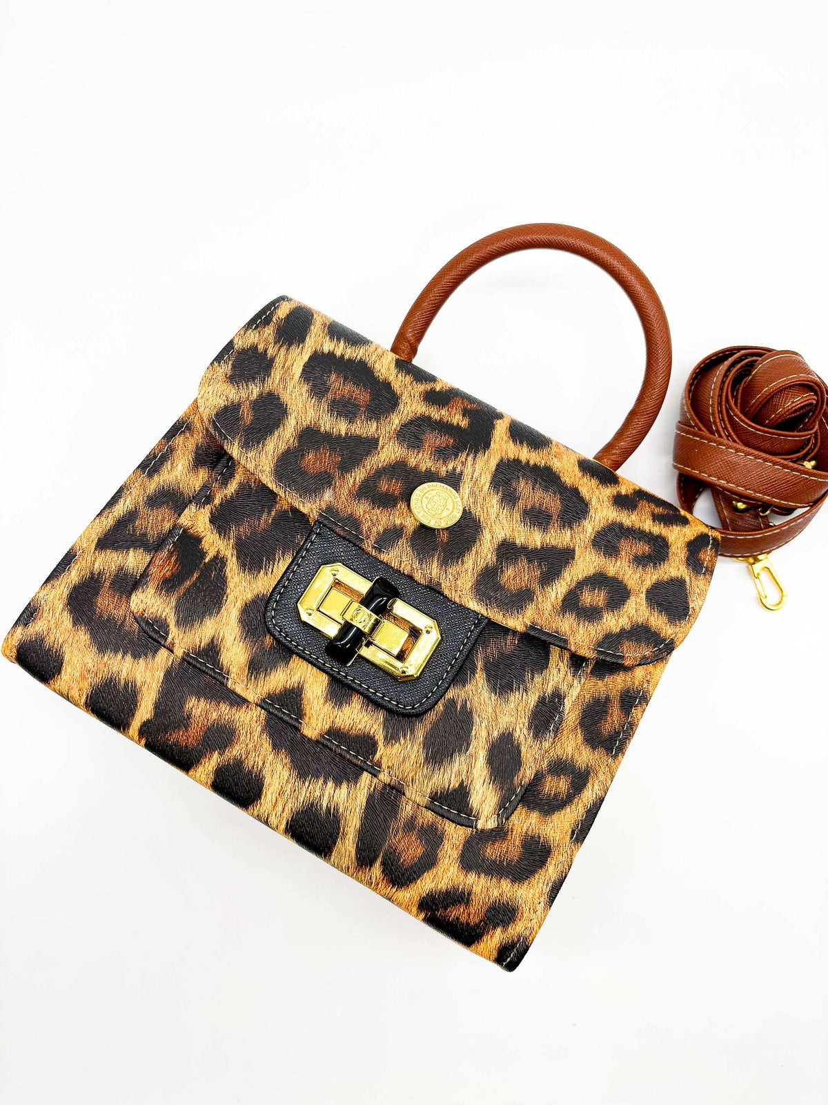 Vanessa Leopard Print Brown