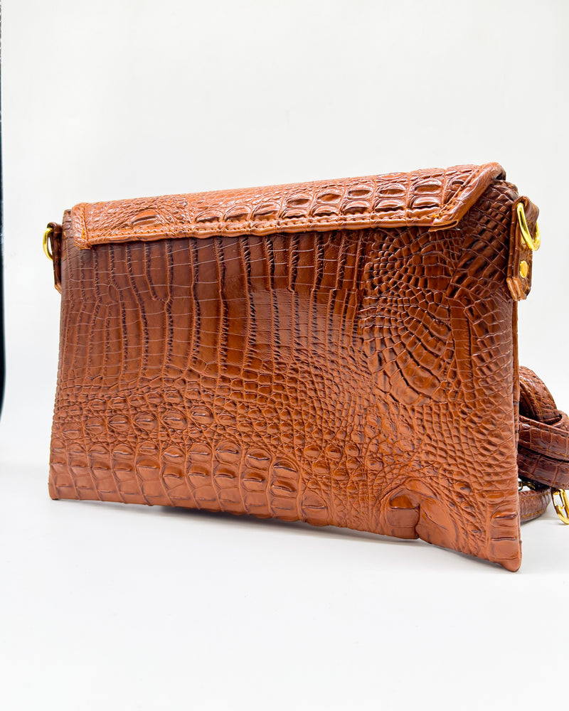 Lulu Clutch Bag Brown - DR PACHANGA