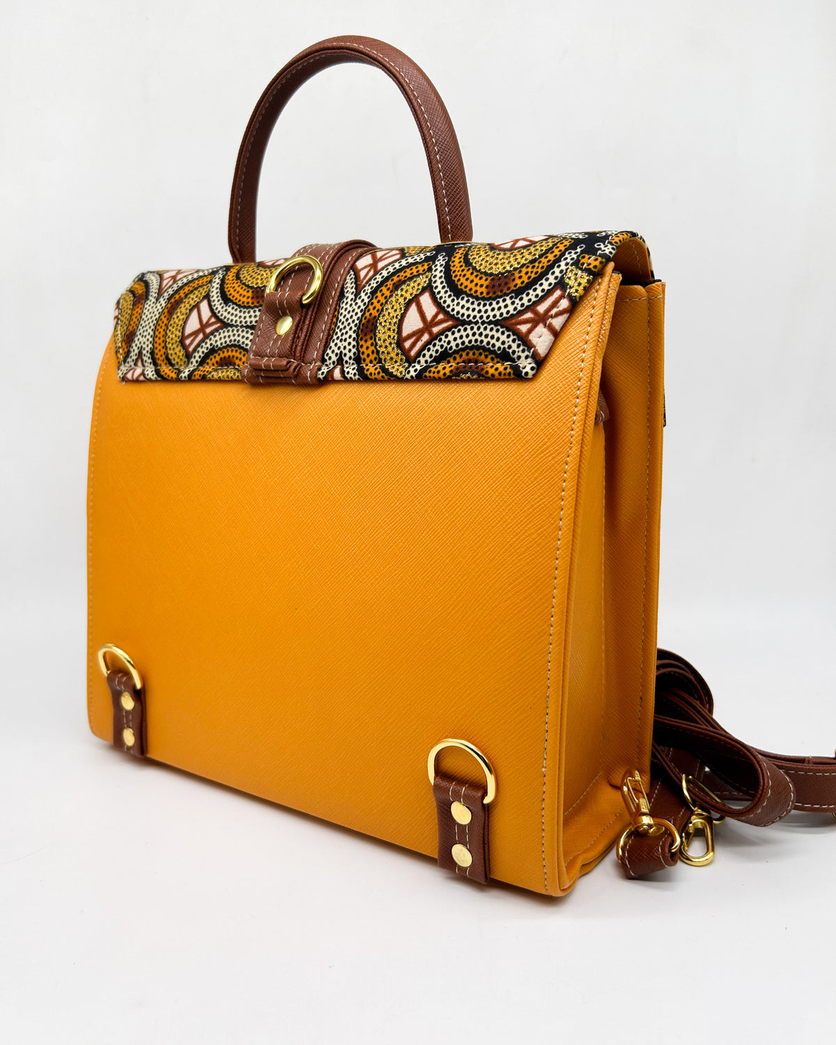 Lerato Handbag Orange - DR PACHANGA