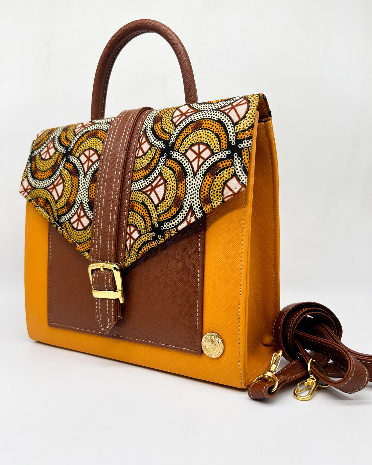 Lerato Handbag Orange - DR PACHANGA