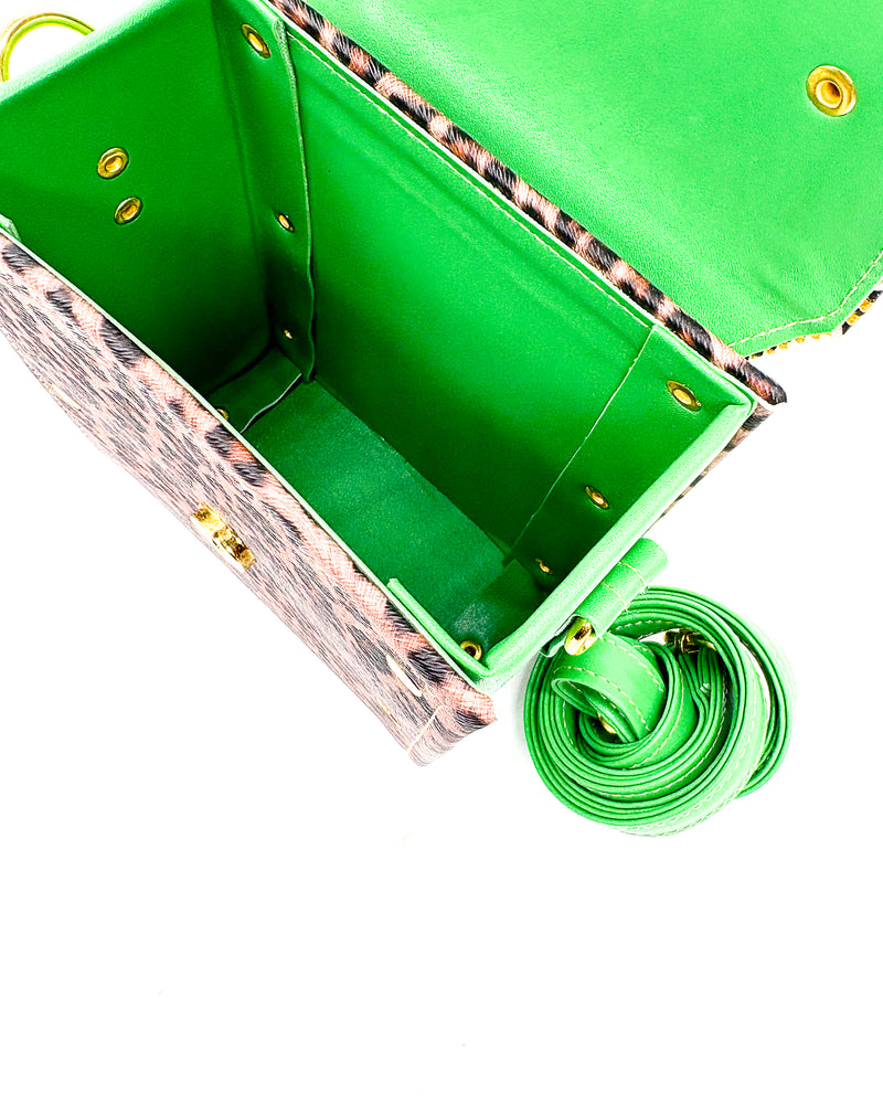 Yakira Leopard Green-Gold Print - DR PACHANGA