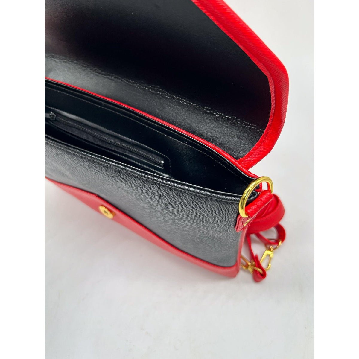 Lulu Clutch Bag Electric Red Print - DR PACHANGA