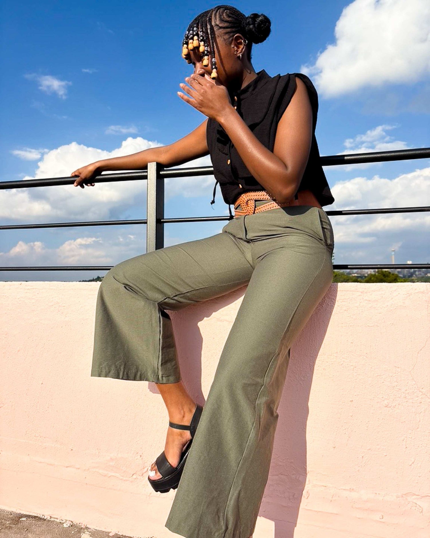 Maxime Pants Olive Green