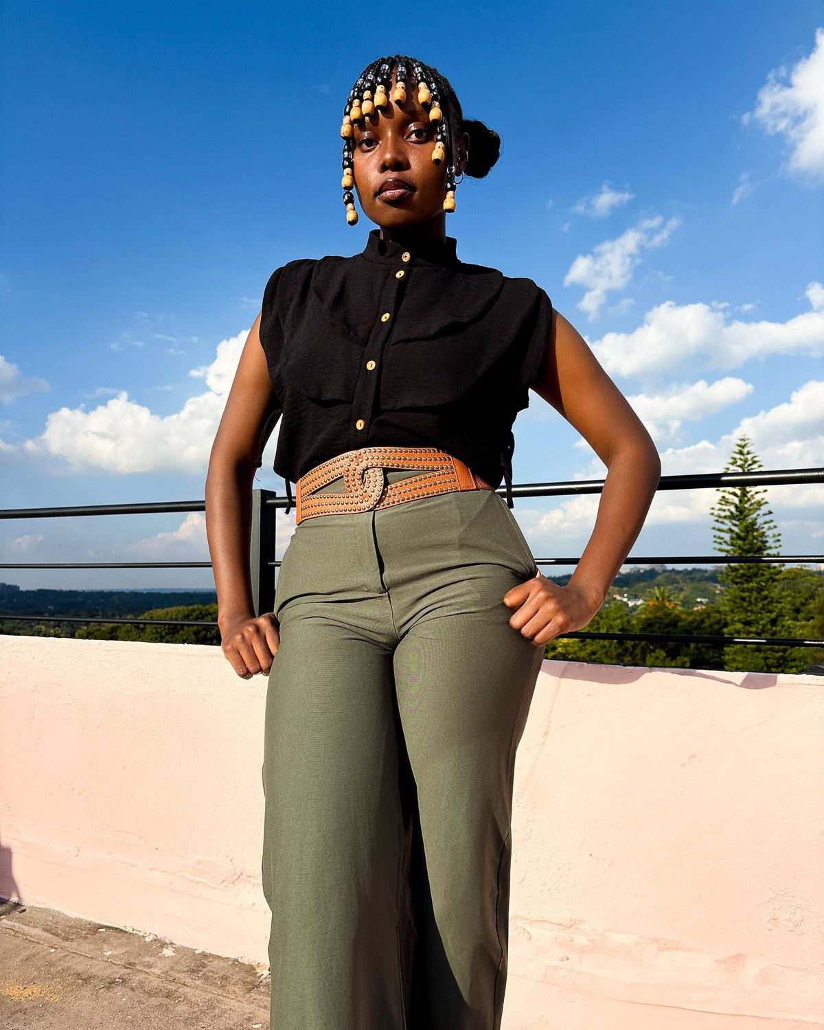 Maxime Pants Olive Green