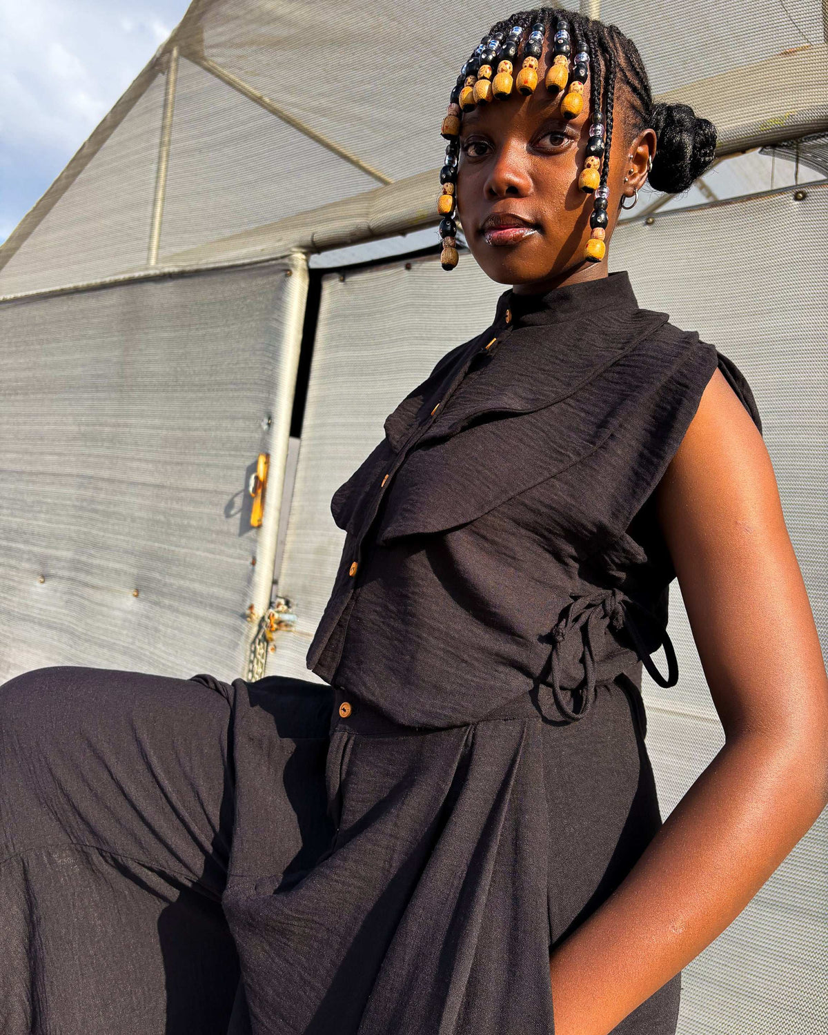 Mieke Top Black