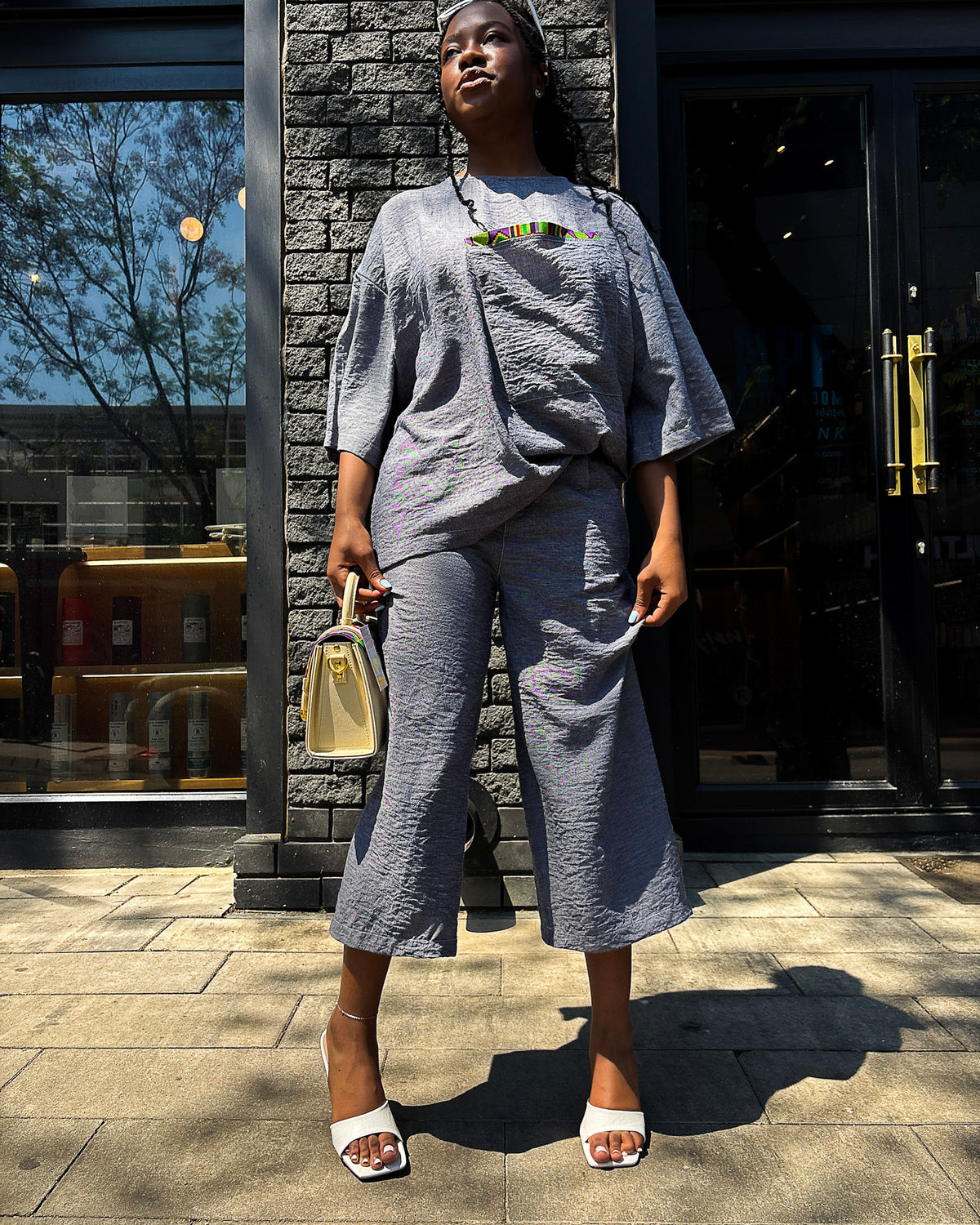 Gabriella Pants Chambray - DR PACHANGA