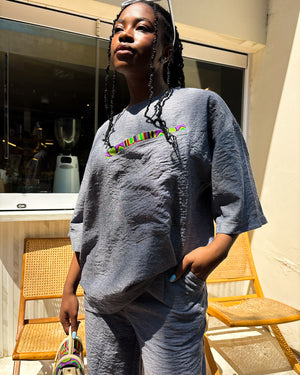 Gabriella Top Chambray - DR PACHANGA