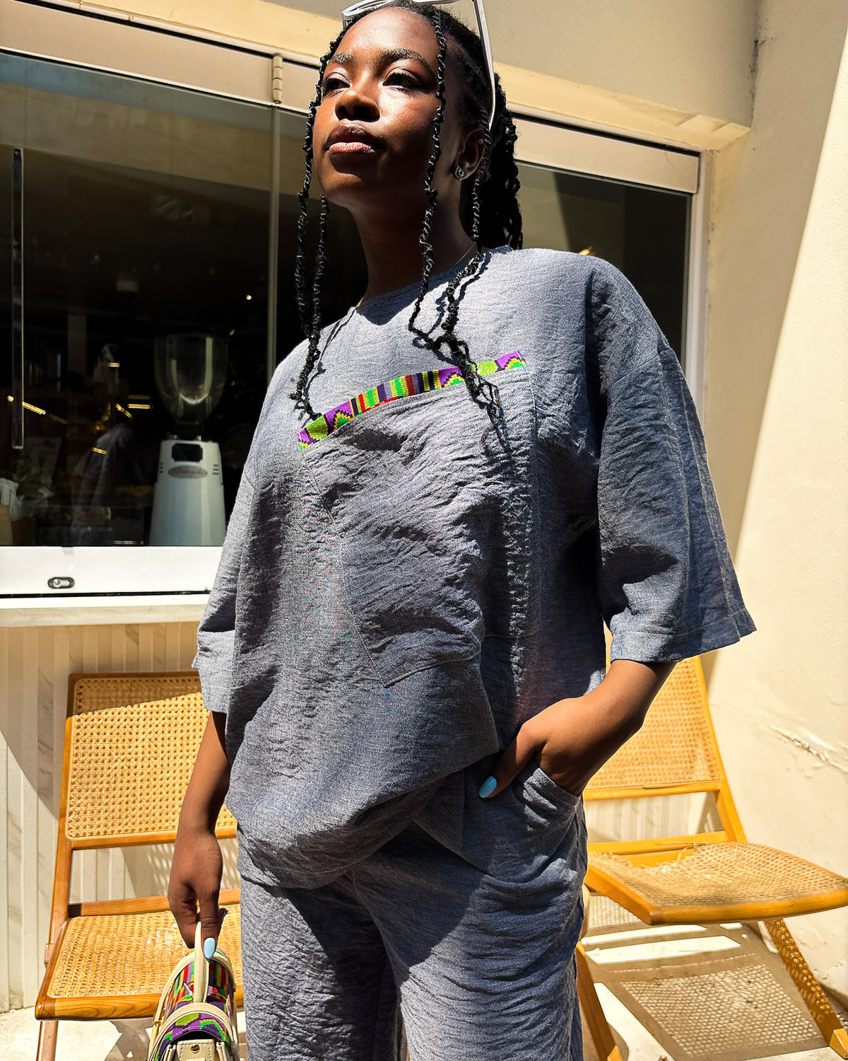 Gabriella Top Chambray - DR PACHANGA