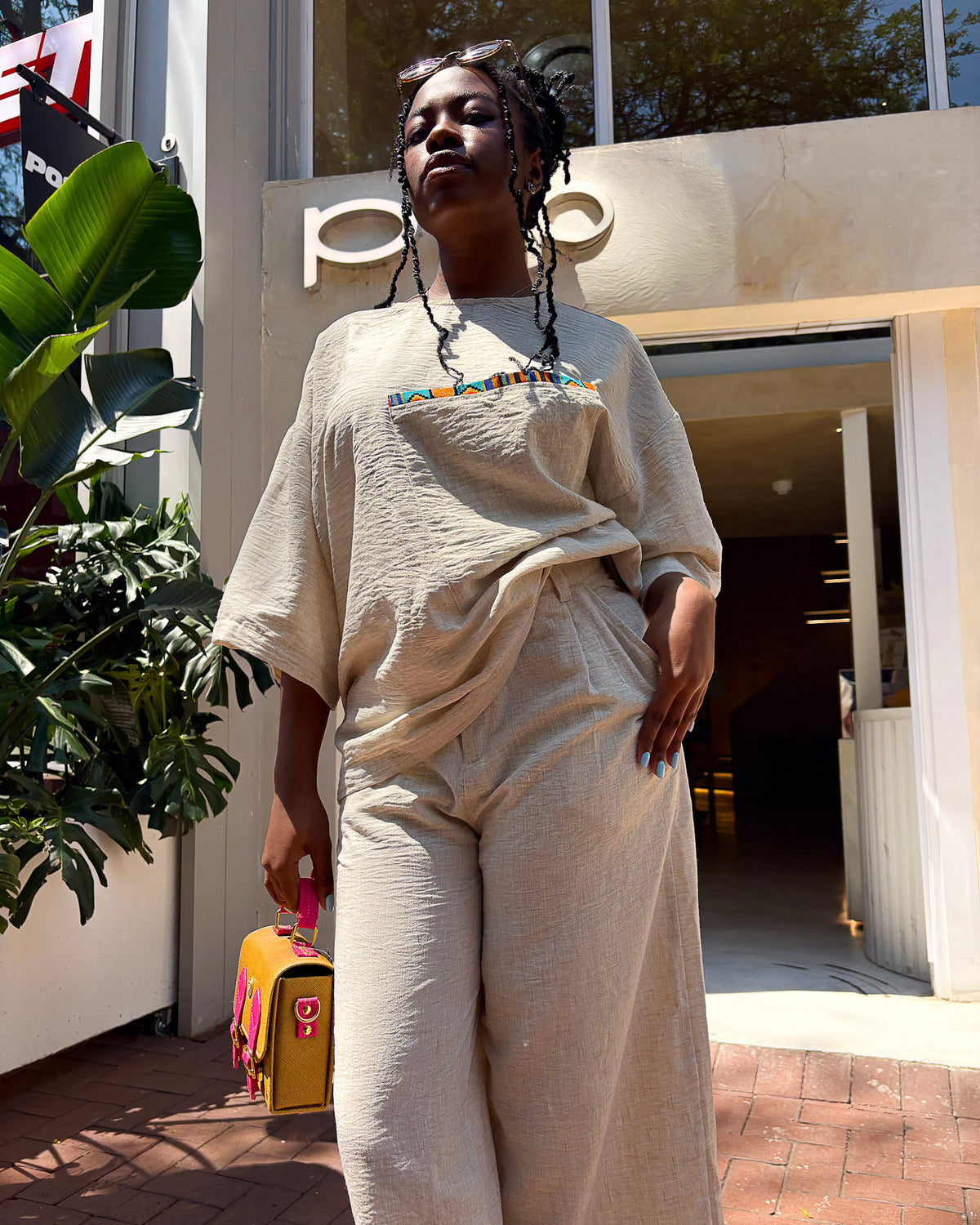 Gabriella Pants Oatmeal - DR PACHANGA