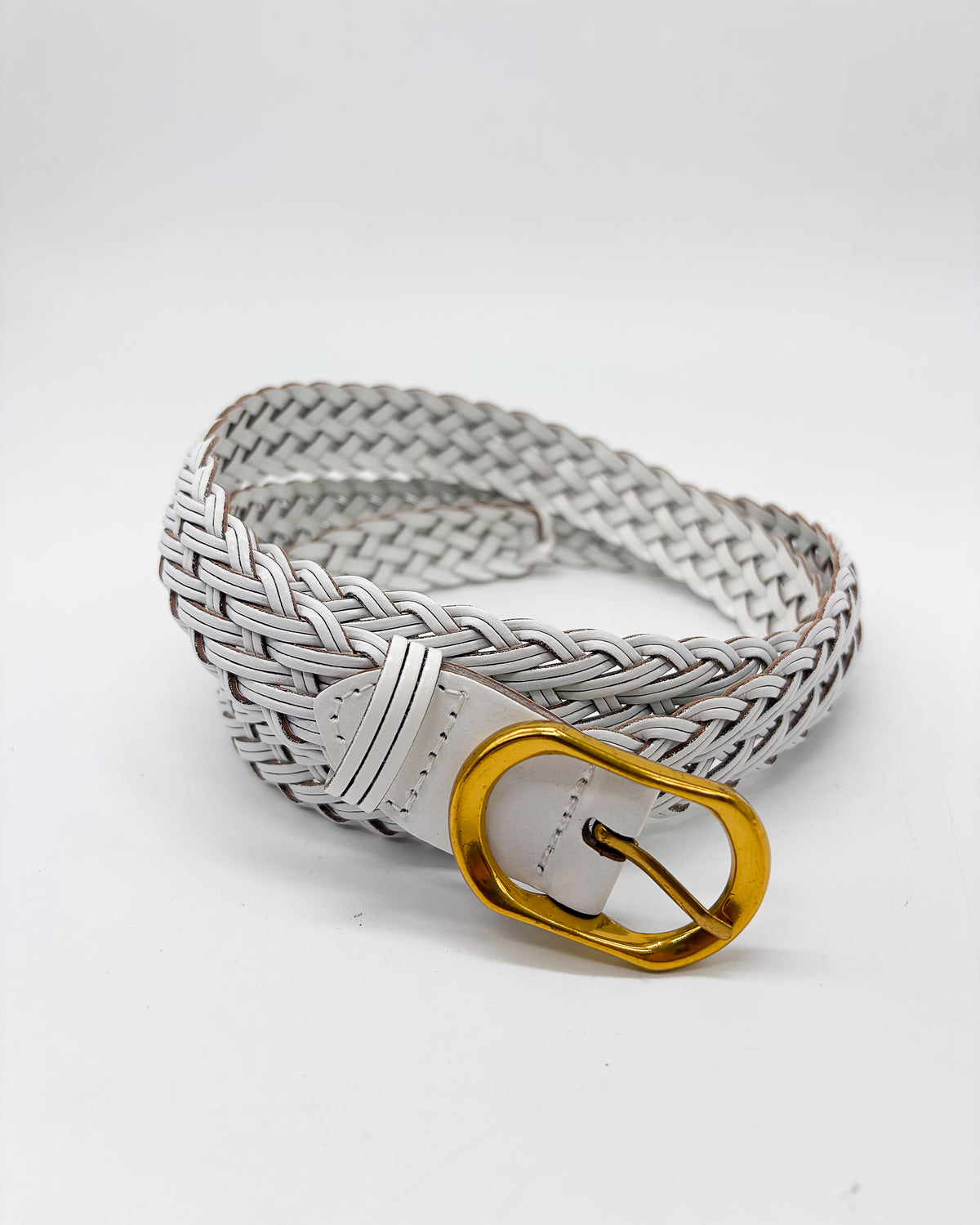 Woven Belt White