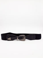 Leather Black Heart Buckle Belt - DR PACHANGA