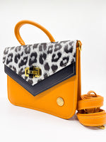 Nkululeko Orange Leopard Print - DR PACHANGA
