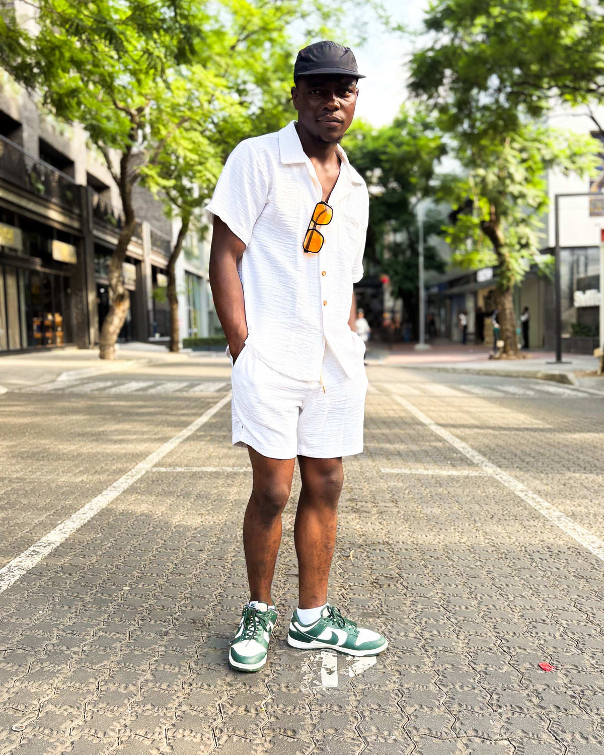 Jean René Off White Linen Shirt
