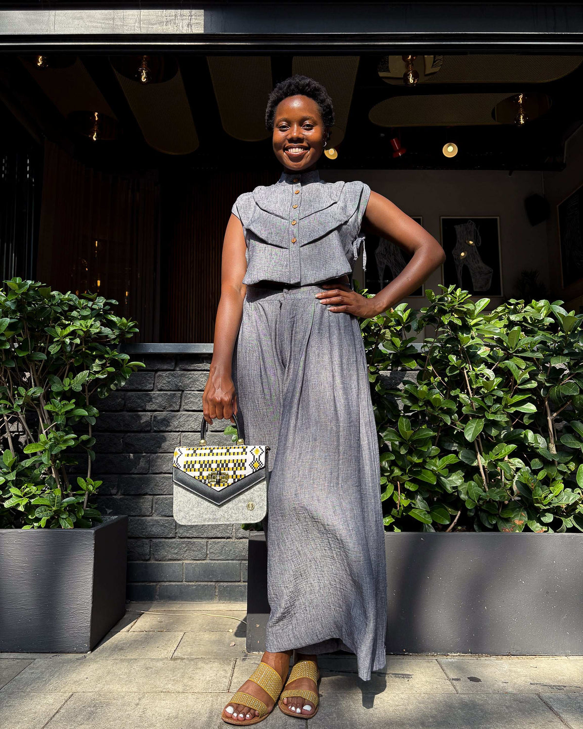 Buhle Pants Denim Blue