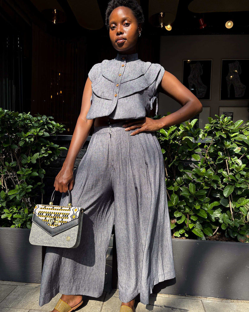 Buhle Pants Denim Blue