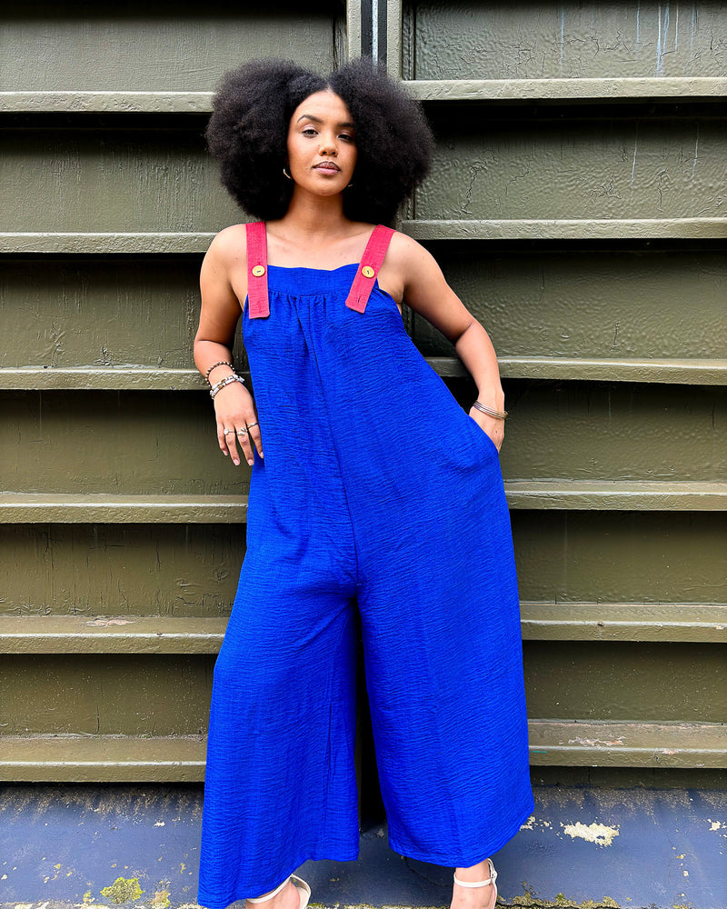 Kitsi Royal Blue Jumpsuit - DR PACHANGA