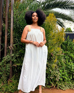 Himari Baggy Dress White