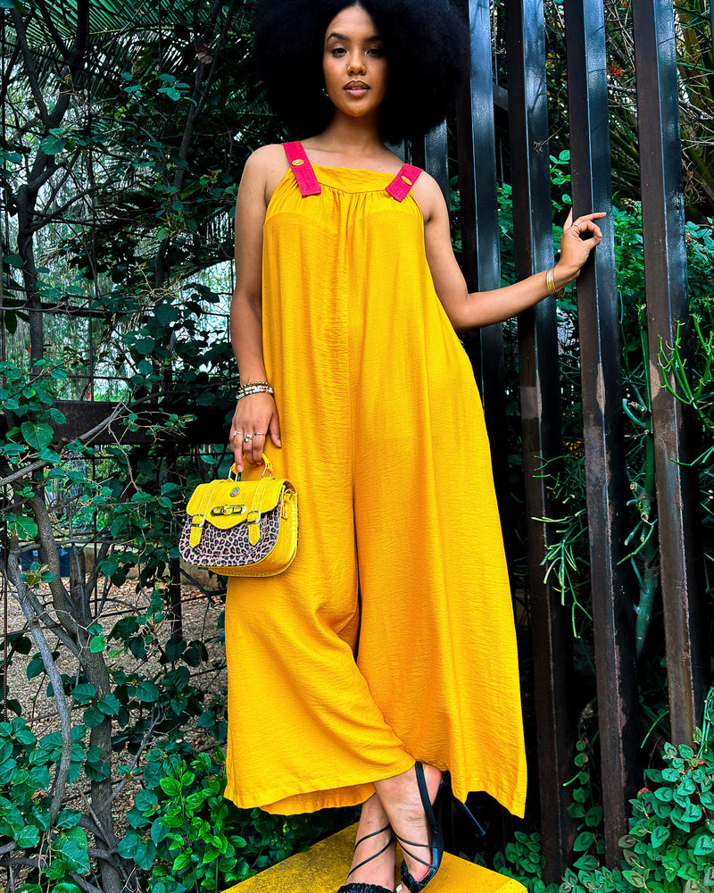 Kitsi Mustard Jumpsuit - DR PACHANGA