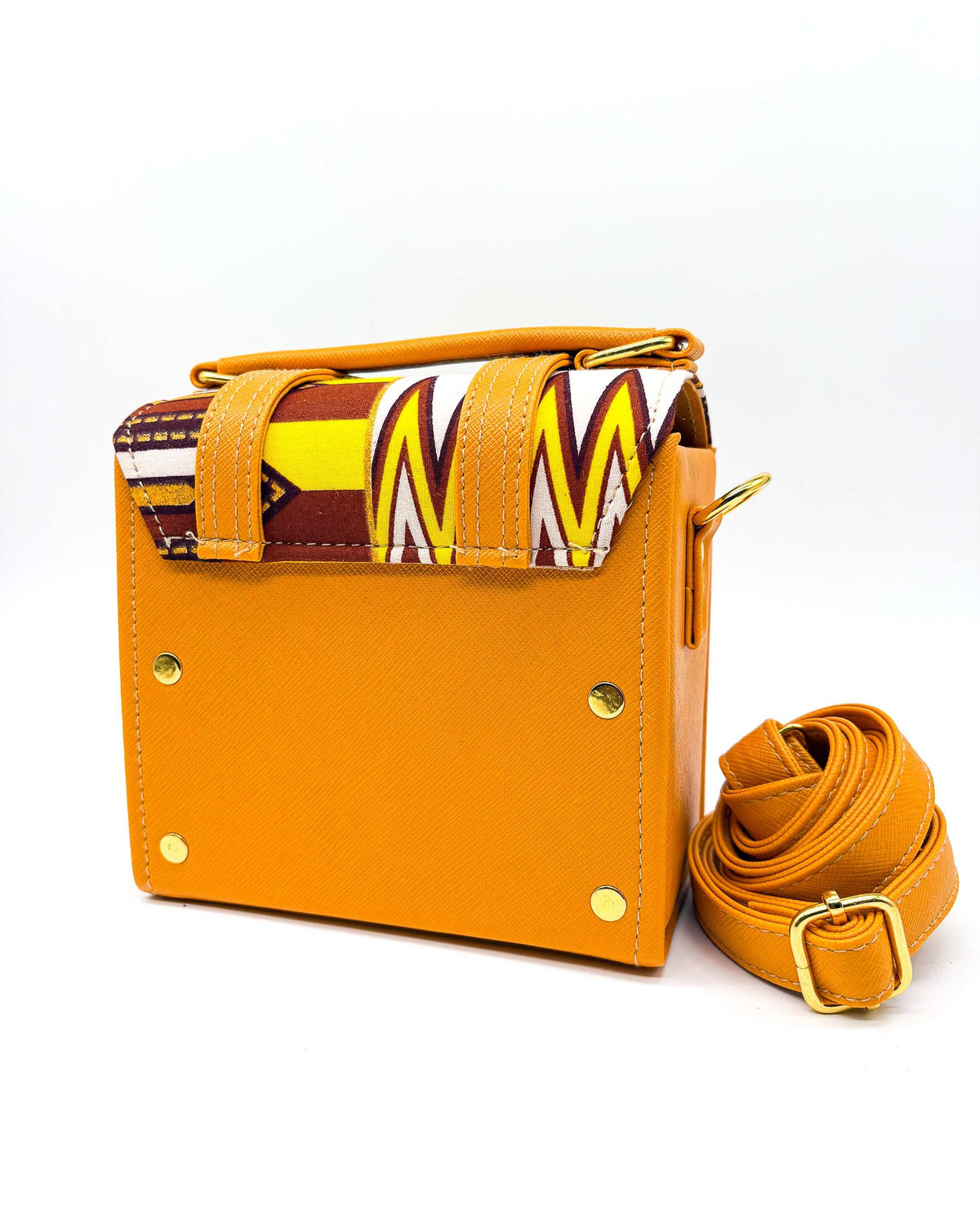 Penny Orange Yellow Print