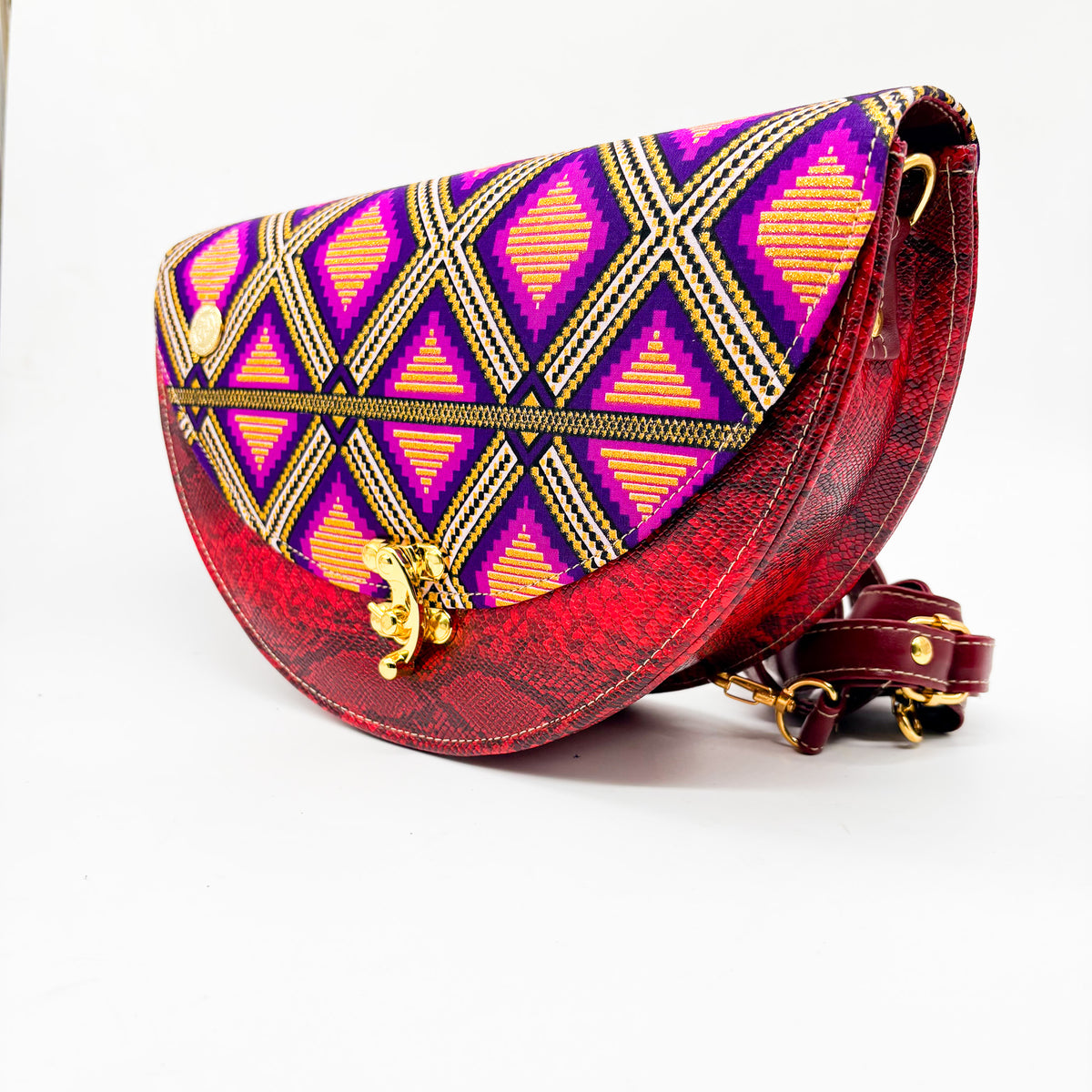 Katlego Red Snake Skin - DR PACHANGA